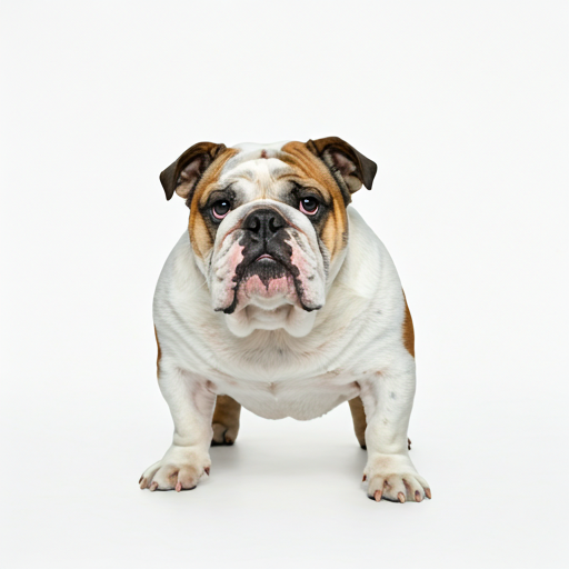 Bulldog looking at camera